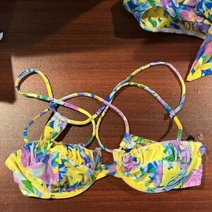 For Love & Lemons Daffodil Bikini Set